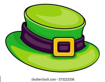 Leprechaun hat isolated on a white background