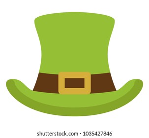 Leprechaun hat - simple vector Illustration
