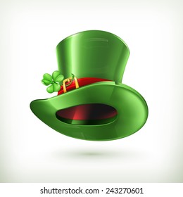 Leprechaun Hat, vector icon