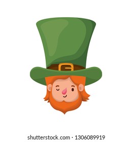 leprechaun head with hat avatar character