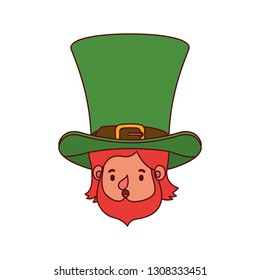 leprechaun head with hat avatar character