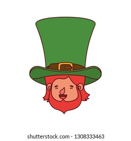 leprechaun head with hat avatar character