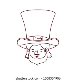 leprechaun head with hat avatar character