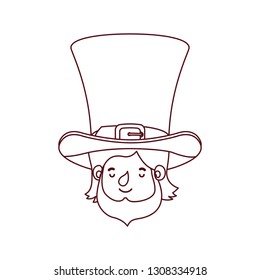 leprechaun head with hat avatar character