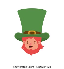 leprechaun head with hat avatar character