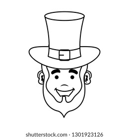 leprechaun head saint patrick character