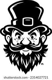 Leprechaun - High Quality Vector Logo - Vector illustration ideal for T-shirt graphic