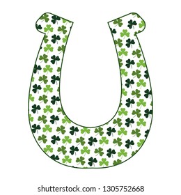 leprechaun horseshoe clover