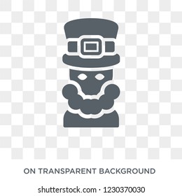 Leprechaun icon. Trendy flat vector Leprechaun icon on transparent background from Fairy Tale collection. 