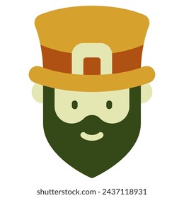 Leprechaun icon for web, app, infographic, etc