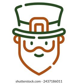 Leprechaun icon for web, app, infographic, etc
