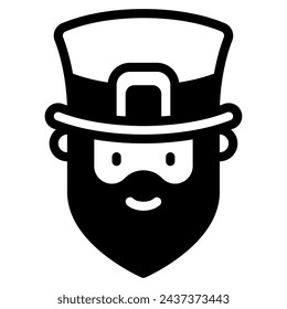 Leprechaun icon for web, app, infographic, etc