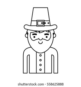 leprechaun irish character icon vector illustration design