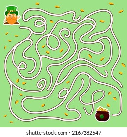 Leprechaun Labyrinth. Pot of gold