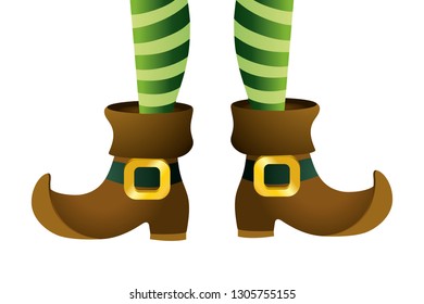leprechaun legs and shoes