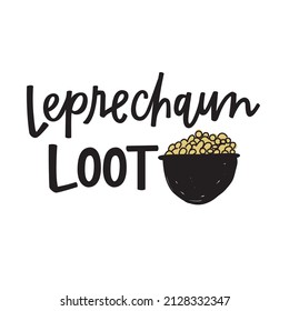 Leprechaun loot pot of gold