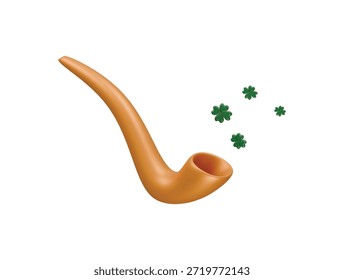 Icono de pipa de duende Ilustración 3D Render