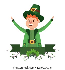 leprechaun with ribbon