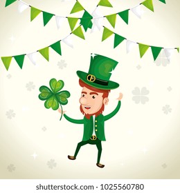 leprechaun saint patrick day character