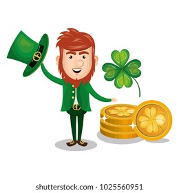 leprechaun saint patrick day character
