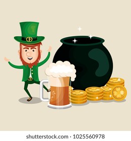 leprechaun saint patrick day character