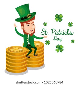 leprechaun saint patrick day character