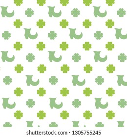 leprechaun shoe clover background wallpaper