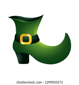 leprechaun shoe green