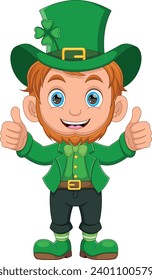 Leprechaun St Patricks Day Cartoon