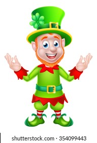 Leprechaun St Patricks Day cartoon character