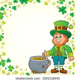 Imagen de tema de Leprechaun 6 - ilustración de vector eps10.
