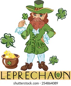 Leprechaun with title