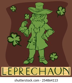 Leprechaun with title