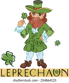 Leprechaun with title