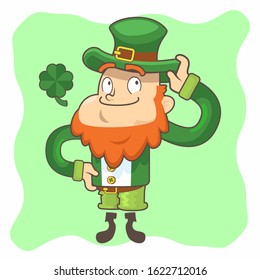 Leprechaun, Vector Illustration, St. Patrick's Day