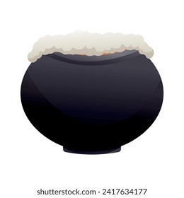 Leprechaun's pot on white background. St. Patrick's Day
