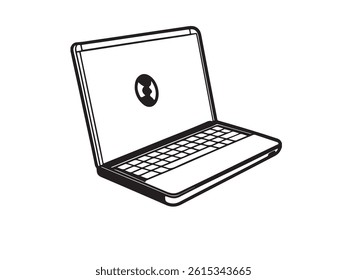 Leptop vector,wireless technology, comfortable, contemporary, business finance and industry, freshman, report, template, two, hightech, website,