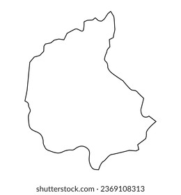 Lerik district map, administrative division of Azerbaijan.
