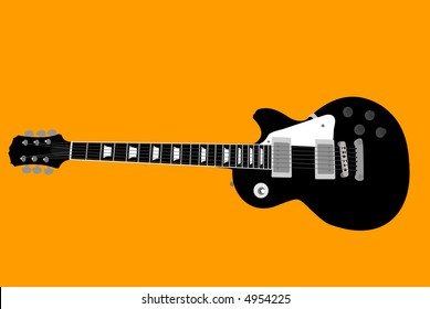 Les Paul Electric Guitar Vector