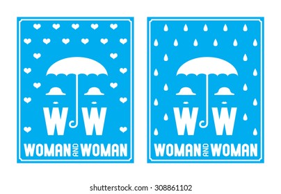 lesbian couple icon vector illustration