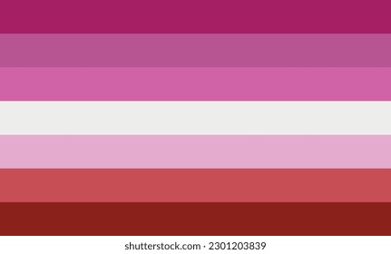 Lesbian flag, LGBT symbol wallpaper and background.