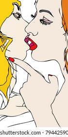Lesbian Kiss