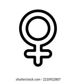 Lesbian Symbol Icon Vector Symbol Design Illustration