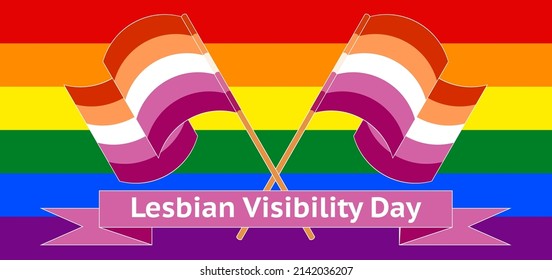 Lesbian Visibility Day. Vector illustration