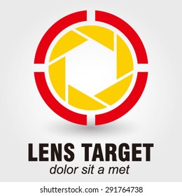 Lesn target logo element innovative and creative inspiration for business company.