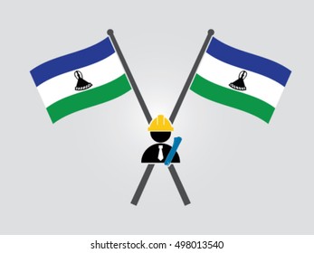 Lesotho Emblem Architect