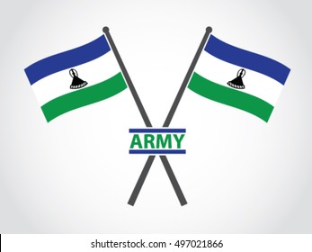 Lesotho Emblem Army