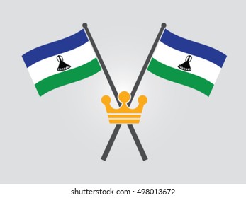 Lesotho Emblem Crown