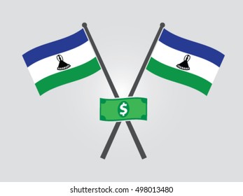 Lesotho Emblem Dollar Reserve