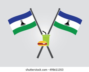 Lesotho Emblem Fast Food